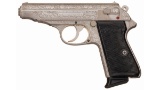 Engraved Pre-World War II Walther Model PP Semi-Automatic Pistol