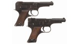 Two WWII Nagoya Type 94 Pistols