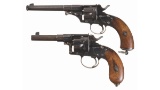 Two Antique German Reichsrevolvers