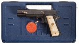 Gold Etched Colt Series 80 Government Model .38 Super Pistol