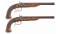 Pair of Austrian Percussion Target Pistols by Missillieur