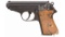 SS Issued Pre-War Walther PPK Semi-Automatic Pistol