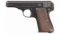 DWM Model 22 Semi-Automatic Pocket Pistol with Capture Paper