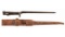 Two Scarce Johnson 1941 Rifle Bayonets, One Sheath