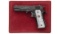 Engraved Llama Especial Semi-Automatic Pistol with Case