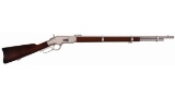 Nickel-Plated Winchester Model 1866 Lever Action Musket
