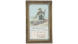 Framed Winchester Hardware Store Calendar Advertisement