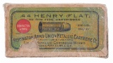 Box of Remington-UMC .44 Henry Flat Ammunition