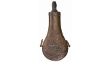 Colt Patent Powder Flask for an Early Model 1851 Navy