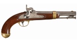 Aston Contract U.S. Model 1842 Percussion Pistol