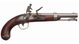 Robert Johnson U.S. Contract Model 1836 Flintlock Pistol