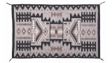 Navajo Style Toadlena-Two Grey Hills Pattern Woven Rug