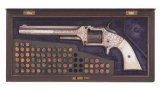 Cased Nimschke Engraved S&W Model No. 2 Revolver