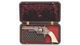 Cased New York Engraved S&W Model Number One 2nd Issue Revolver