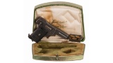 Cased Kolibri Semi-Automatic Pistol