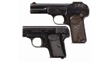 Two Fabrique Nationale Semi-Automatic Pistols