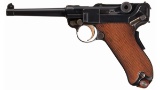 DWM Swiss Contract Model 1906 Luger Semi-Automatic Pistol