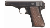 DWM Model 22 Semi-Automatic Pocket Pistol with Capture Paper