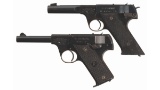 Two U.S. Marked High Standard Semi-Automatic Pistols