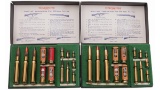 Two Winchester Salesman's Displays of Military Cartridges