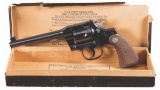 Colt Officer's Model Target Double Action .22 Revolver with Box