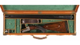 Engraved 470 Express Westley Richards Side by Side Rifle, Case