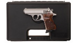 Engraved Walther PPK-S Semi-Automatic Pistol with Case