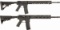 Two Anderson Manufacturing Semi-Automatic Rifles