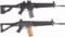 Two Sig Sauer Semi-Automatic Rifles
