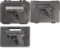 Three Semi-Automatic Pistols with Cases