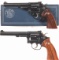 Two Smith & Wesson Model 17 Double Action Revolvers