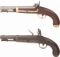 Two Antique U.S. Martial Pistols