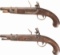 Two Simeon North U.S. Model 1816 Flintlock Pistols