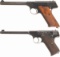 Two Colt .22 Semi-Automatic Pistols