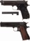 Two Military Semi-Automatic Pistols