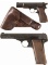 Two Nazi Marked Fabrique Nationale Semi-Automatic Pistols
