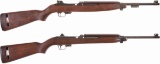 Two World War II U.S. Military Semi-Automatic Carbines