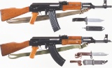 Two Norinco AK Pattern Semi-Automatic Rifles