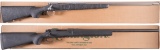 Two Remington Model 700 Bolt Action Rifles with Boxes