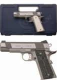 Two Colt Lightweight Commander Semi-Automatic Pistols