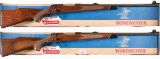 Two Winchester Model 70XTR Bolt Action Rifles