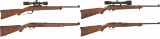 Four Ruger Carbines