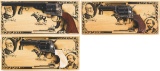Three Cimarron Manufacturing Single Action Revolvers with Boxes