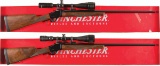 Two Winchester 1885 High Wall Hunter Single Shot Rifles