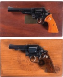 Two Cased Commemorative Smith & Wesson Double Action Revolvers