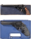 Two Smith & Wesson Model 17 Double Action Revolvers
