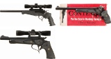 Three Thompson Center Single Shot Pistols
