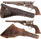 Two Percussion Revolvers with Holsters