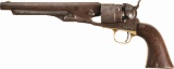 Colt Model 1860 Army Percussion Revolver with Shoulder Stock