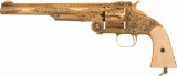 Engraved and Gold Plated Smith & Wesson Model No. 3 Russian